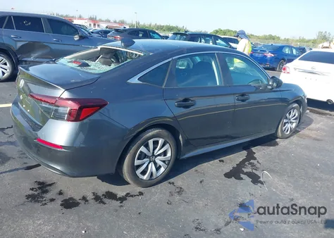 2025 Honda Civic Lx из США, поврежденный, VIN 2HGFE2F25SH509050